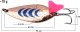 Miracle Fish Błystka wahadłowa blacha wahadłówka 18 g Szczupak przynęta 1