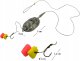 Gotowy Uzbrojony zestaw gruntowy metod Method Feeder koszyk 50g hak #10 5