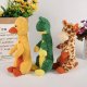 Nuxie Pluszowa zabawka gryzak z piszczałką xxl 34cm (żaba, kaczka, żyrafa) 3