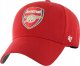 47brand 47 Brand Arsenal FC MVP Cap EPL-RAC30CTP-RD Czerwone One size 3