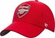 47brand 47 Brand Arsenal FC MVP Cap EPL-MVP30WBV-RDA Czerwone One size 1