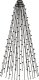 Lampki choinkowe Sirius Tech-Line Flagstang - 1518 LED - 10,35 meter 1