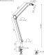 NanoRS Uchwyt mikrofonu 3/8" i 5/8" NanoRS, 1kg max RS421 5