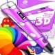 Długopis 3D Electo DŁUGOPIS 3D DLA DZIECI DRUKARKA 3D MAGICZNY DŁUGOPIS 3D + WKŁADY 160 METRÓW 1