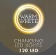 Lampki choinkowe CORTINA LAMPKI CHOINKOWE KURTYNA ŚWIETLNA ZEW/WEW 120 LED 300X60CM Z PILOTEM CIEPŁY BIAŁY 3