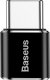Adapter USB Baseus Adapter Baseus Micro USB do USB Type-C czarny 4