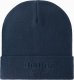 Męska czapka dzianinowa beanie z haftowanym napisem  granatowa V3 OM-ACWH-0120 1