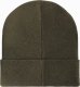 Dzianinowa czapka męska beanie z haftowanym napisem  oliwkowa V5 OM-ACWH-0120 2