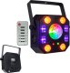 LIGHT4ME TURBO FLOWER efekt disco LED PAR UV kula laser stroboskop 1