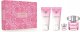 Zestaw Versace Bright Crystal woda toaletowa 90ml + woda toaletowa 5ml + zel pod prysznic 100ml + balsam do ciala 100ml 2