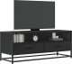 vidaXL Szafka pod TV, czarna, 100x34,5x40 cm 1