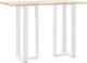 vidaXL Nogi do stołu barowego, 2 szt., białe, 50x35x(100-101) cm, stal 7