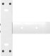 vidaXL vidaXL Nogi do stołu konsolowego, 2 pcs., białe, 20x28x(72-73)cm, stal 6