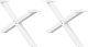 vidaXL vidaXL Nogi do stolika kawowego, 2 szt., biale, 70x(30-31) cm, stal 1