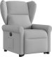 vidaXL Podnoszony fotel masujący, elektryczny, rozkładany, szary 3
