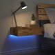 vidaXL Szafka nocna Stare drewno 60x35 cm materiał drewnopochodny 4