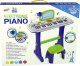 Elektryczne Pianino Keyboard Dla Dzieci Niebieskie Nuty USB LEAN Toys 4
