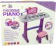Elektryczne Pianino Keyboard Dla Dzieci Różowy Nuty USB LEAN Toys 4