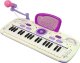 Elektryczne Pianino Keyboard Dla Dzieci Różowy Nuty USB LEAN Toys 5