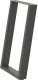 vidaXL vidXL Nogi do stołu jadalnianego, 2 szt., antracyt, 60x(72-73)cm, stal 4