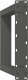 vidaXL vidXL Nogi do stołu jadalnianego, 2 szt., antracyt, 60x(72-73)cm, stal 7