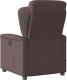 vidaXL Rozkładany fotel masujący, elektryczny, ciemny brąz, tkanina 7