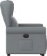 vidaXL Podnoszony fotel masujący, elektryczny, rozkładany, jasnoszary 5