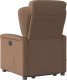 vidaXL Podnoszony fotel masujący, elektryczny, rozkładany, brązowy 7