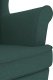vidaXL Fotel bujany, ciemnozielony, 74x90x102 cm, tapicerowany tkaniną 7