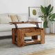 vidaXL Stolik kawowy Stare drewno 79x49x41 cm Drewno klejone 4