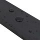 vidaXL Gumowa krawędź do pługa śnieżnego czarna 80x10x2 cm 5