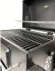 Luksusowy grill węglowy ogrodowy z półkami i termometr 7