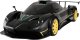 Auto RC Sportowy Model Zdalnie Sterowany Pagani Zonda Czarne 1:14 Rastar 1