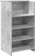 vidaXL Biurko recepcyjne betonowe szare 55x50x103,5 cm drewno klejone 1