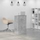 vidaXL Biurko recepcyjne betonowe szare 55x50x103,5 cm drewno klejone 2