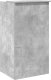 vidaXL Biurko recepcyjne betonowe szare 55x50x103,5 cm drewno klejone 6