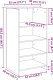 vidaXL Biurko recepcyjne betonowe szare 55x50x103,5 cm drewno klejone 9