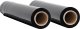 vidaXL Folia stretch 2 szt. Czarna 23 m 50 cm x 150 m 1