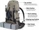 Plecak trekking 70l nh70b070-b-brown NATUREHIKE 2
