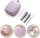 Zestaw akcesoriów etui do paznokci manicure fioletowy 9,5cmx7cm AK10FIO 1