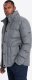Casualowa kurtka męska puffer z wełną  szary melanż V1 OM-JAHP-0203 L 4