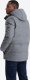 Casualowa kurtka męska puffer z wełną  szary melanż V1 OM-JAHP-0203 L 5