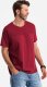 T-shirt LOOSE FIT męski z kieszonką  czerwony V3 OM-TSCT-0171 S 4