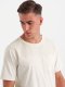 Męski t-shirt z kieszonką LOOSE FIT  biały V8 OM-TSCT-0171 S 2