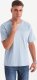 Męski t-shirt LOOSE FIT z kieszonką  błękitny V4 OM-TSCT-0171 L 1