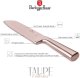 STALOWY NÓŻ SANTOKU BERLINGER HAUS 17,5cm BH-2935 ROSE GOLD 2