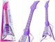 Gitara elektryczna światło dźwięk fioletowa 1