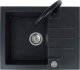 SINK ROCK30 BLCK+MIXER+SIF 1213091SEN 1