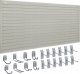Panele Ścienne do Garażu 243 cm x 121 cm z Hakami Zestaw 8 1