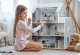 Duży Drewniany domek dla lalek 3-piętrowy Ricokids RK-878 4